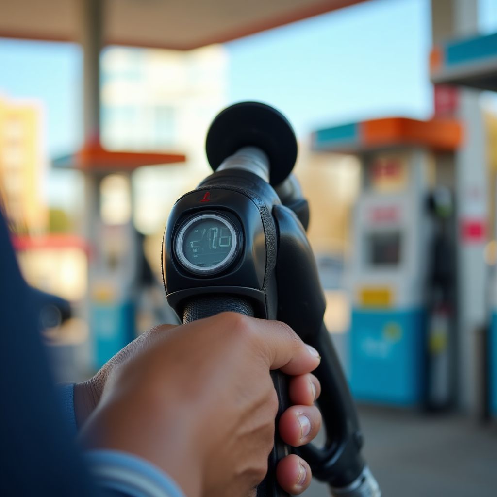 Surtidor de combustible Infinia de YPF